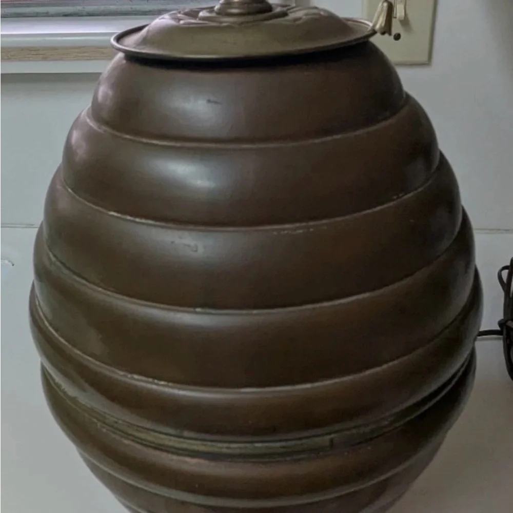 Classic Black Ribbed Table Lamp Shade by - Picture 3 of 7